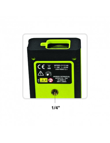 TÉLÉMÈTRE LASER METRICA FLASH 60