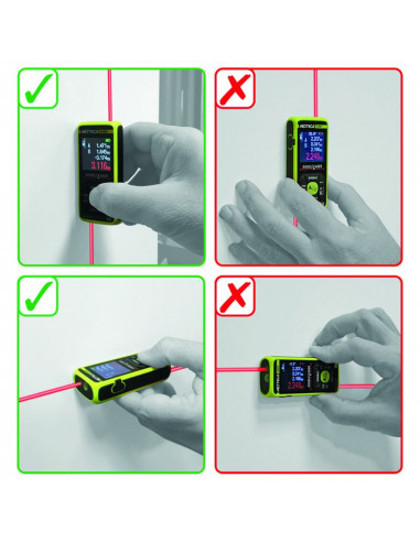 TÉLÉMÈTRE LASER METRICA FLASH DOUBLE...
