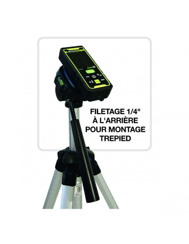 TÉLÉMÈTRE LASER METRICA GREEN 100 METRES