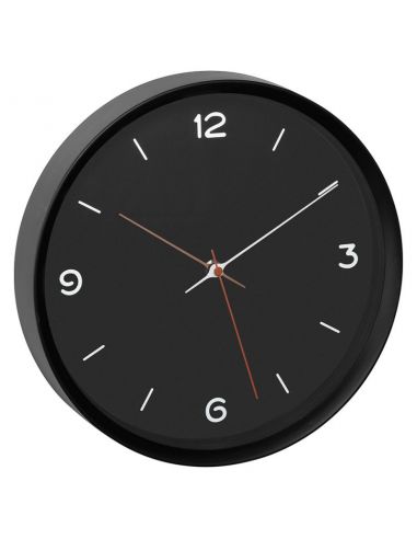 Horloge Ø 309mm - Coloris noir - Sur pile