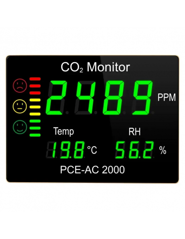 Détecteur de CO2 PCE-AC 2000