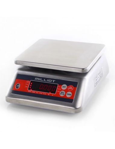 Balance inox portée 15 kg, précision 1 g