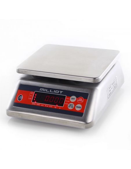 Balance inox portée 15 kg, précision 1 g