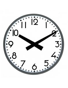 Horloge Ø 600 mm - Double face - Sur pile