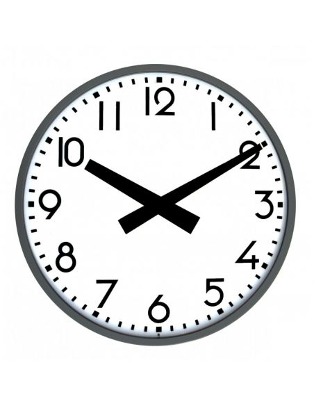 Horloge Ø 600 mm - Double face - Sur pile