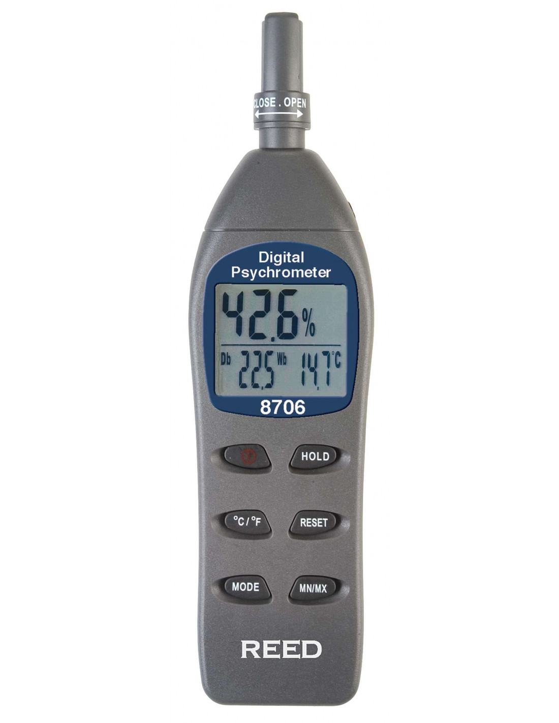 Thermomètre détecteur d'humidité professionnel, -20 à 70C, 0 à 100 % HR