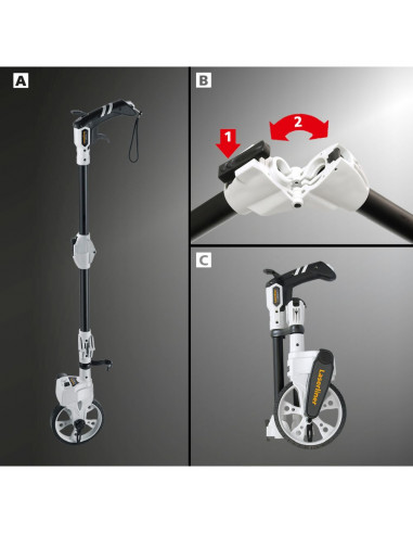 Odomètre mesure jusqu'à 9999 mètres