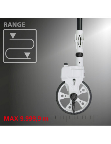 Odomètre mesure jusqu'à 9999 mètres