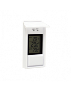 Thermomètre et hygromètre numérique noir, Mesure de la qualité de l'air