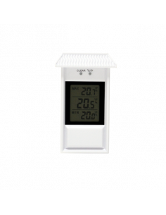 Thermomètre / Hygromètre mécanique - Laiton chromé - Format mini
