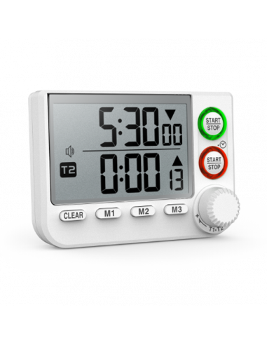 Minuteur de cuisine à 2 temps avec...