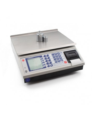 Balance poids prix avec ticket portée 3/6 kg / précision 1/2 g