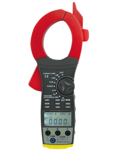 Wattmètre pro triphasé et neutre