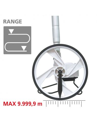 Odomètre compact mini, mesure jusqu'à 9999 mètres