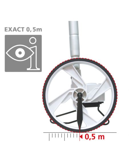 Odomètre compact mini, mesure jusqu'à 9999 mètres