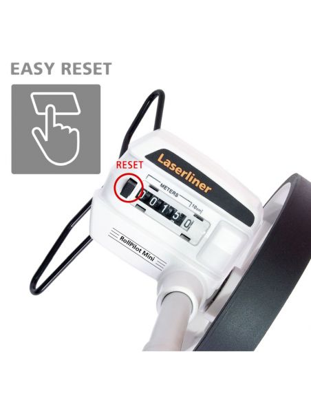 Odomètre compact mini, mesure jusqu'à 9999 mètres