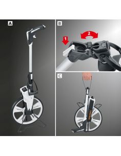 Odomètre pour les lignes droites et les courbes, jusqu'à 9999 mètres 2