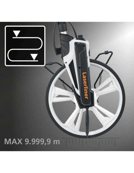 Odomètre pour les lignes droites et les courbes, jusqu'à 9999 mètres