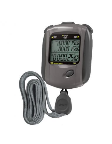 Chronomètre horaire/décimal CMH 100 mémoires - 3 lignes d'affichage