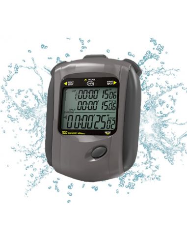 Chronomètre horaire/décimal CMH 100 mémoires - 3 lignes d'affichage