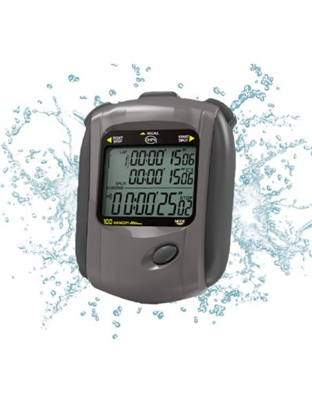 Chronomètre horaire/décimal CMH 100 mémoires - 3 lignes d'affichage