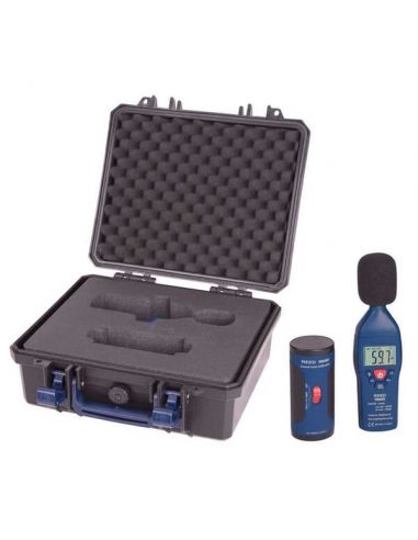 KIT de sonomètre R8050 et calibrateur R8090 avec étui de transport