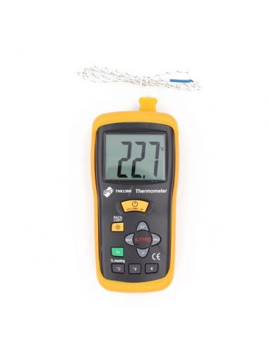 Thermomètre type K - Grand écran - Sonde filaire type K