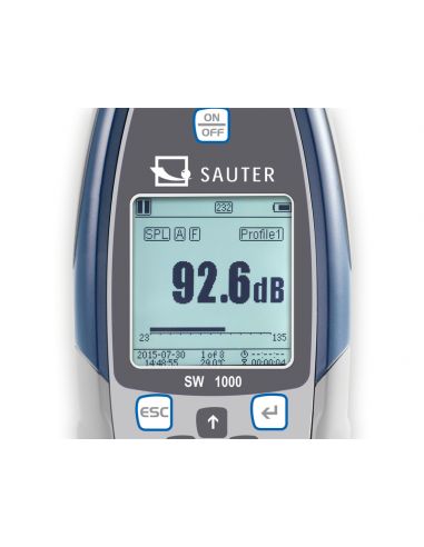 Sonomètre digital ultra précis, classe 1, mesure de 0 à 136 dB