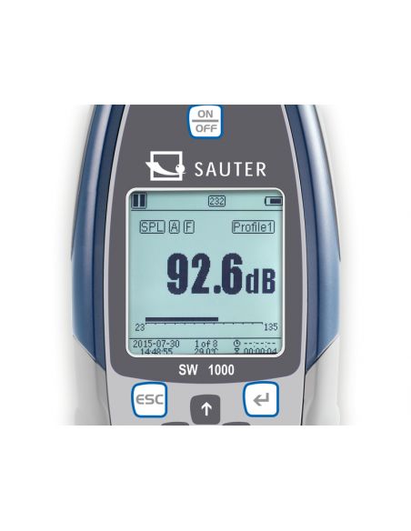 Sonomètre digital ultra précis, classe 1, mesure de 0 à 136 dB