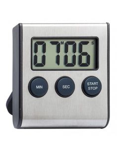 Minuteur digital - 100 mn - Façade métallique