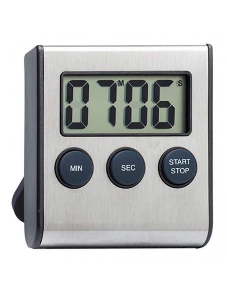 Minuteur digital - 100 mn - Façade métallique