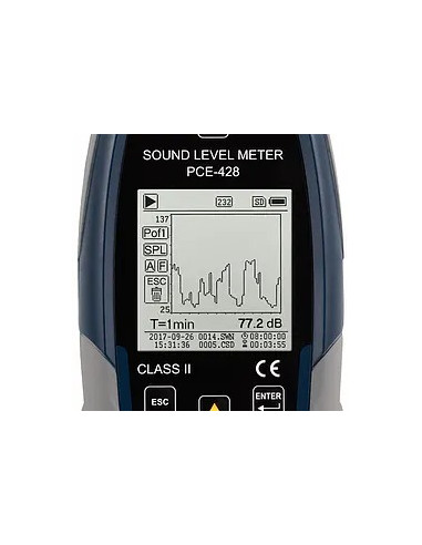 Sonomètre professionnel PCE-428-KIT-N...