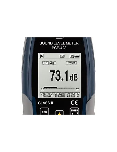 Sonomètre professionnel PCE-428