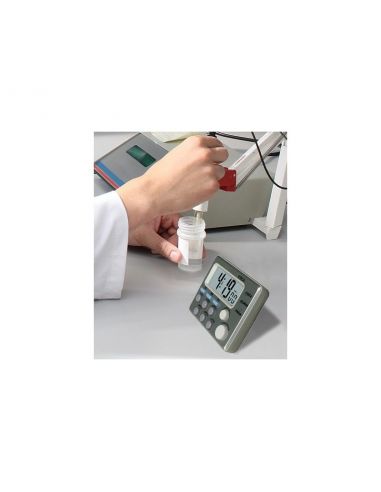 Minuteur digital - 24 h - Jusqu'à 2 compteurs et/ou 2 décompteurs - Façade métallique