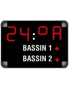 Afficheur LED - Température de bassin