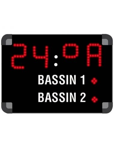 Afficheur LED - Température de bassin