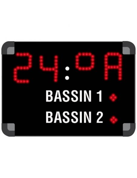 Afficheur LED - Température de bassin