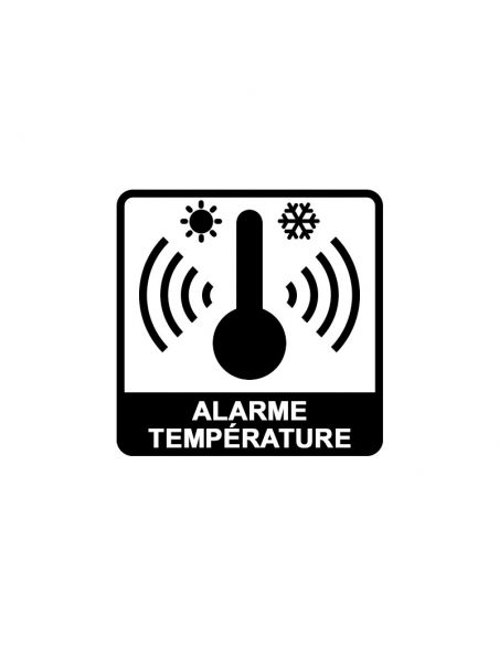 Double Thermomètre int./ext. - Alarme T° - Grand affichage