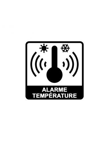 Double Thermomètre int./ext. - Alarme T° - Grand affichage + Ralentisseur thermique