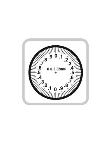 PIED A COULISSE A CADRAN 0-200