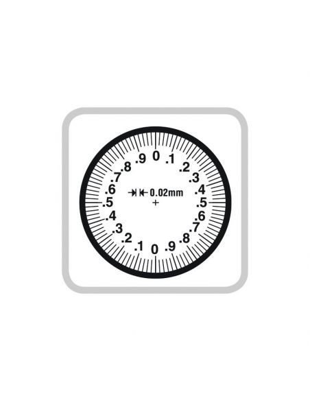 PIED A COULISSE A CADRAN 0-200