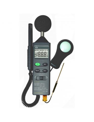 4 en 1 - Thermomètre/Hygromètre / Sonomètre / Luxmètre