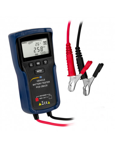 Testeur de batterie pour voiture PCE-CBA 20