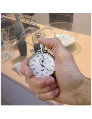 Chronomètre mécanique - START/STOP/START - Temps intermédiaire - 30 mn au 1/5e