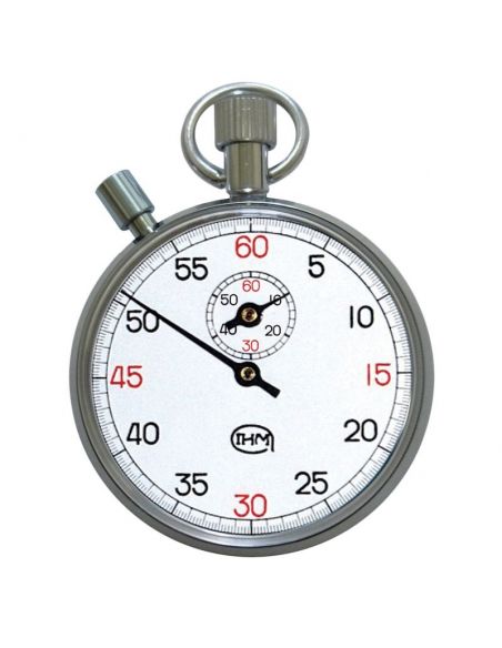Chronomètre mécanique - START/STOP/START - Temps intermédiaire - 60 mn au 1/5e