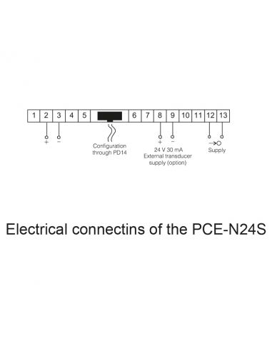 Indicateur de niveau à ultrason PCE-ULM-10-N24S