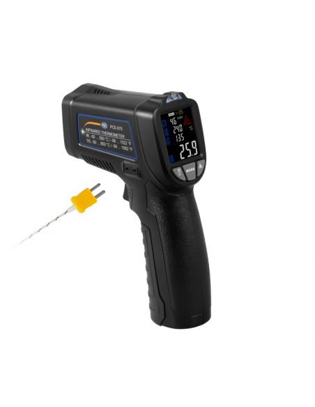 Thermomètre infrarouge PCE-675 avec Type K inclus