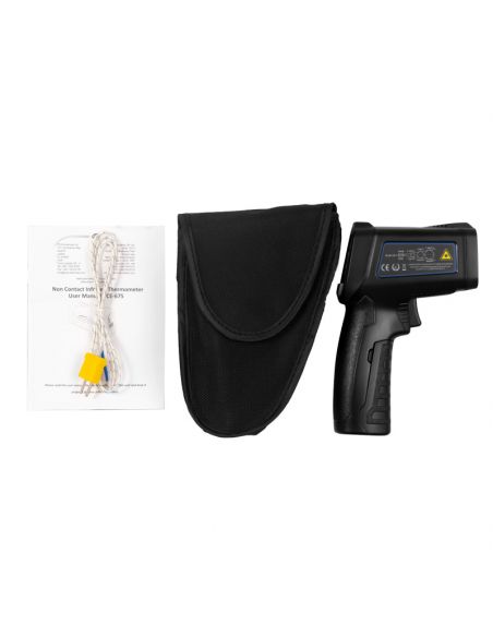 Thermomètre infrarouge PCE-675 avec Type K inclus
