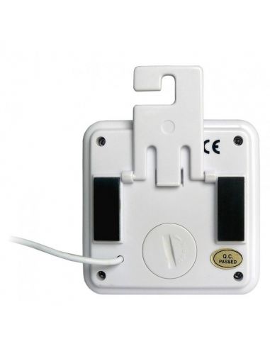 Double Thermomètre int./ext. - Pince/Béquille/Ventouse/Aimant + Ralentisseur thermique