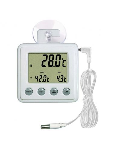 Thermomètre digital - Ambiant - Module - Etanche IP65 - Triple affichage  Instant./Maxi/Mini